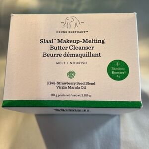 Drunk Elephant Slaai™ Makeup-Melting
Butter Cleanser.  (NEW)